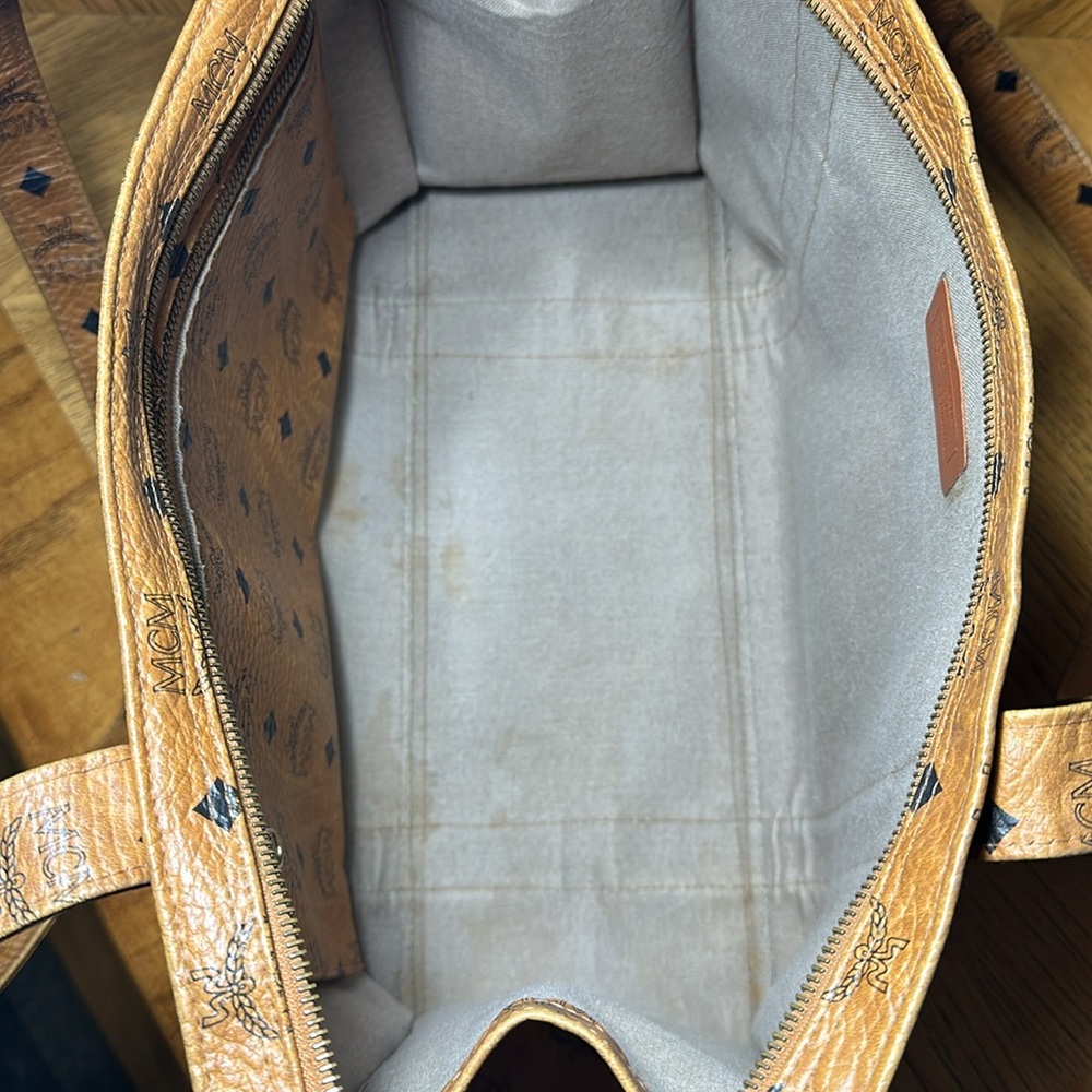 MCM Visetos Shopper Tote - Picture 15 of 17